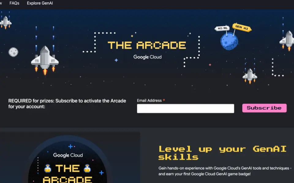 Google Cloud、生成AIを無料で学べる「The Arcade」を公開